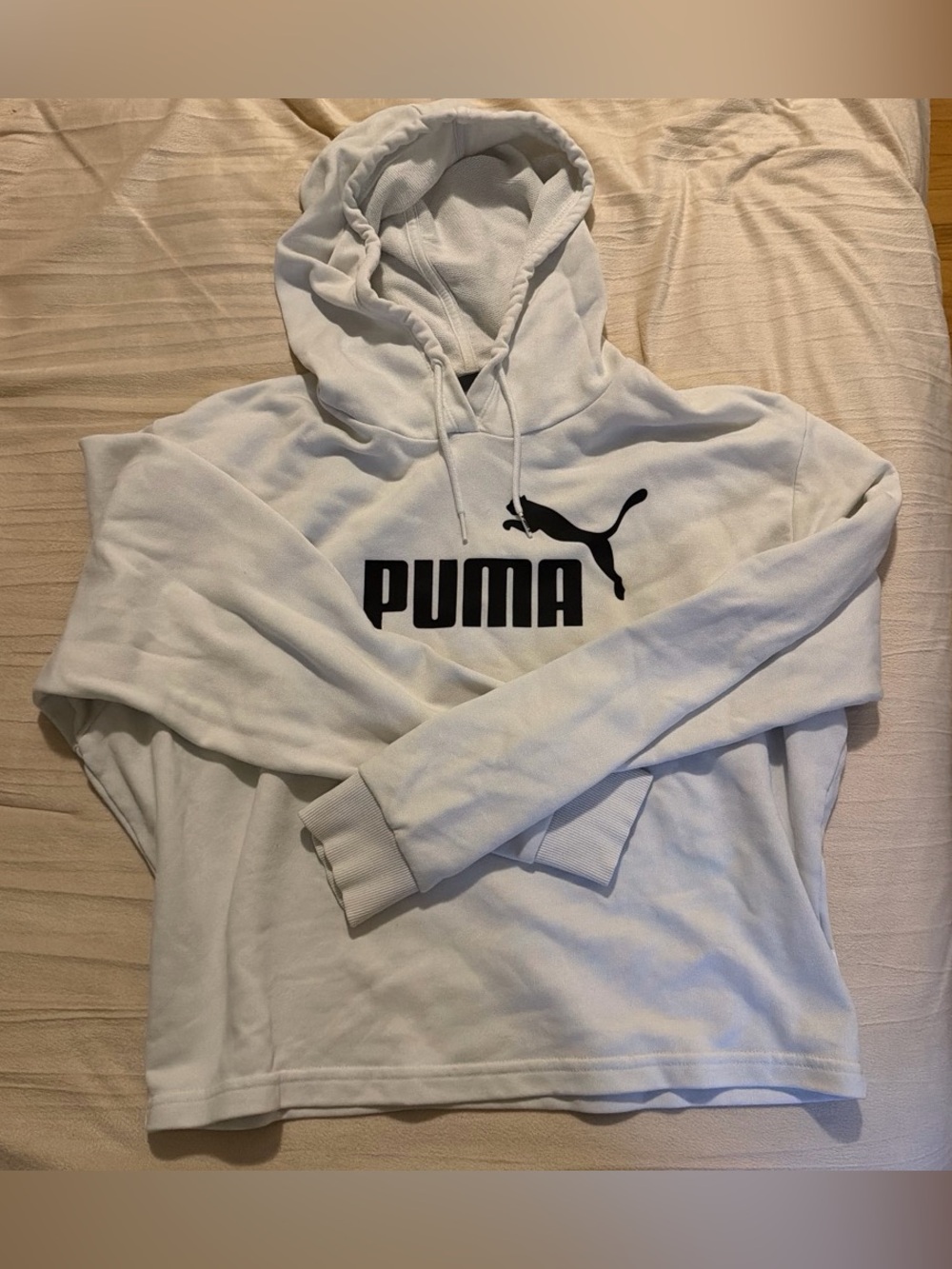 Puma White Hoodie